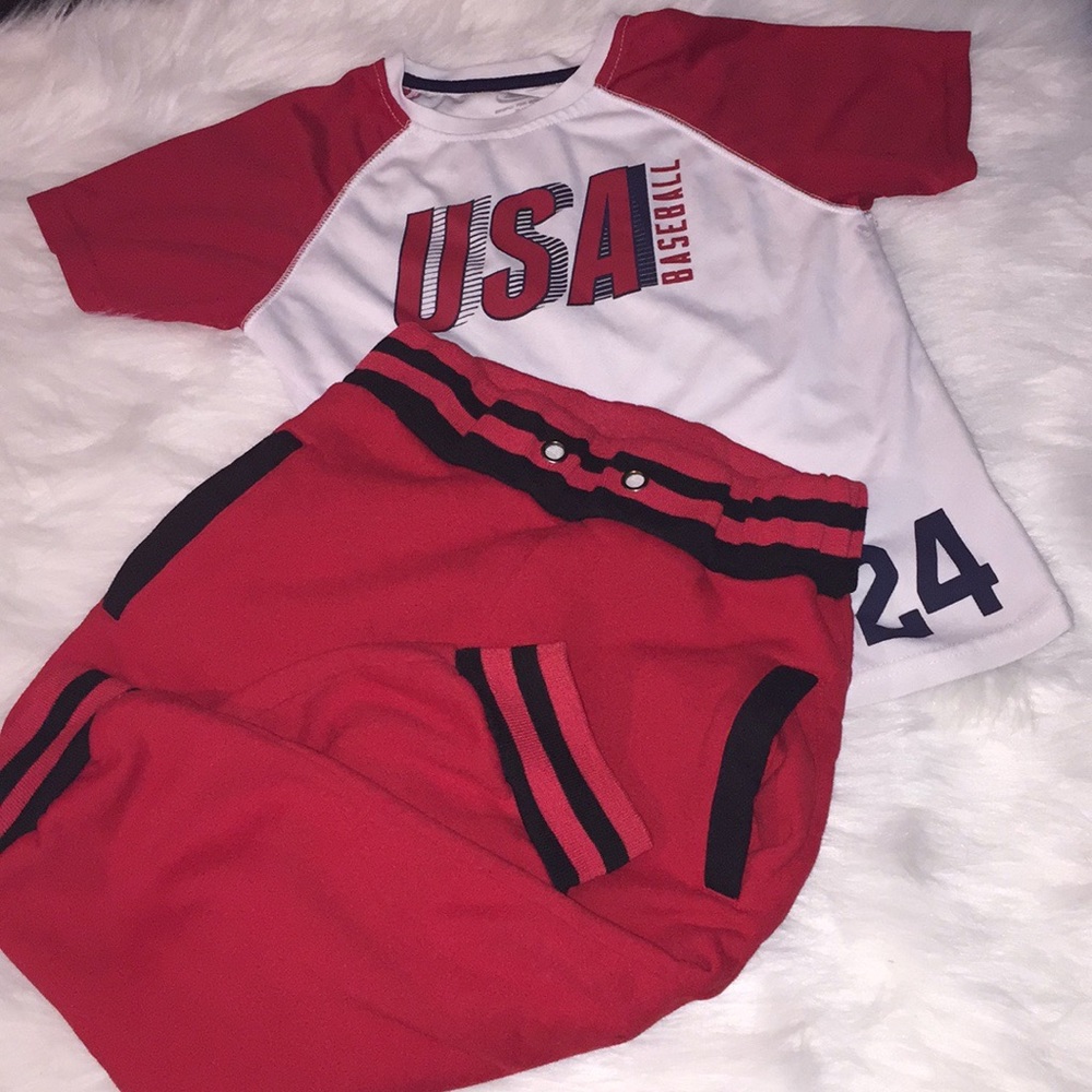 Athletic Top and Mid-Calf Joggers